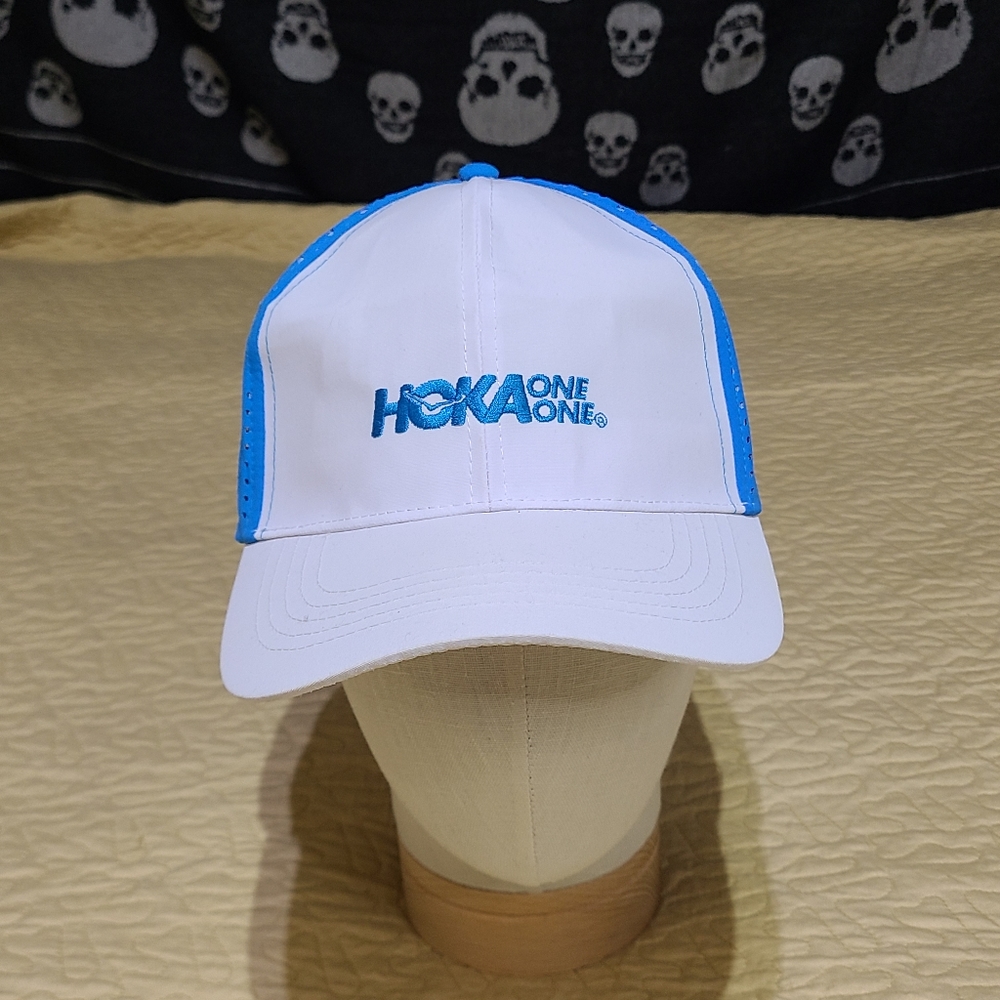 Hoka One One "Time to Fly" color block snapback hat